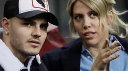 Mauro Icardi y Wanda Nara, juntos.