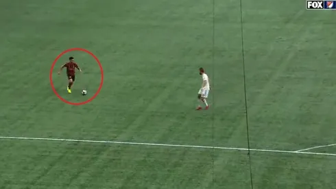 Así se inició el gol de Atlanta United.
