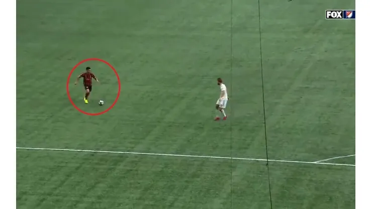 Así se inició el gol de Atlanta United.