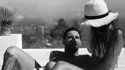 Foto de Antonela y Messi.