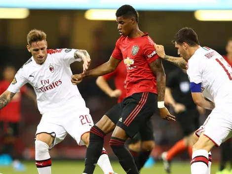 Nada de amistoso: Manchester United y Milan empataron 2-2 en un partidazo