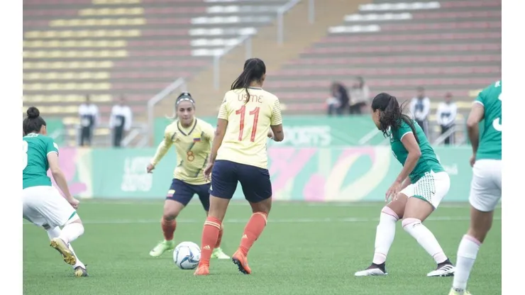 Selección Colombia femenina en los Juegos Panamericanos 2019.