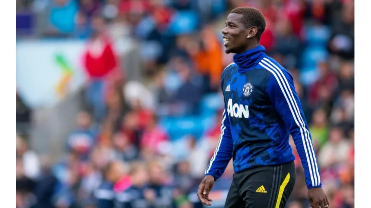 Foto de Paul Pogba, jugador de Manchester United.