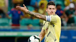James Rodríguez, jugador del Real Madrid.