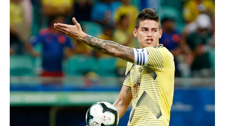 James Rodríguez, jugador del Real Madrid.