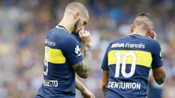 Benedetto junto a Centurión. (Getty)