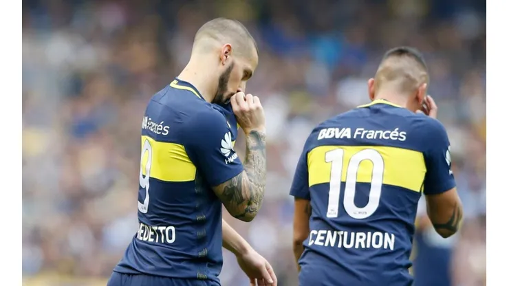 Benedetto junto a Centurión. (Getty)