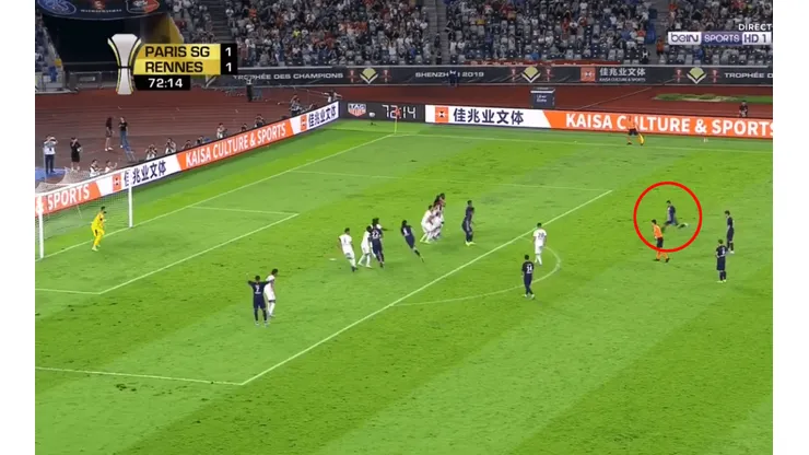 Foto de Ángel Di María y un golazo.