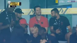 Foto de Neymar con Mbappé.