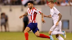 Ángel Correa en medio de la pretemporada.