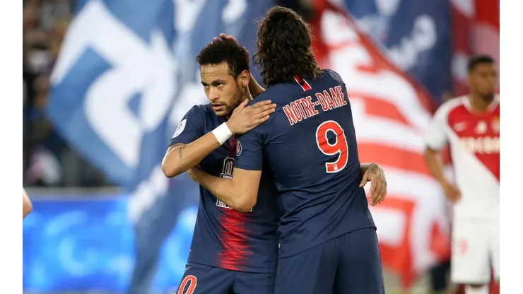 Neymar y Edinson Cavani juntos.