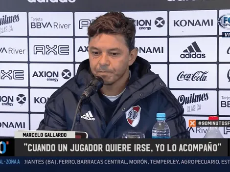 Muy diferente a Boca: Gallardo dijo que "ningún jugador se quiere ir de River"