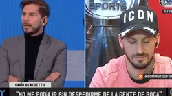 Benedetto casi se emociona al hablar de sus compañeros: "Me fui rápido para no llorar"