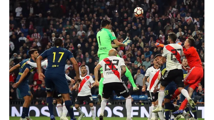 Foto de la última pelota de la final en Madrid.