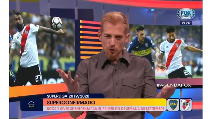 Liberman habló de un posible Superclásico en la Libertadores y tiró: "River tiene menos que perder"