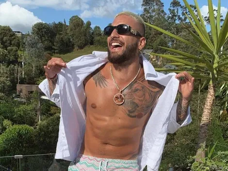 Maluma es crack: subió foto con un "vive la vida, mira que se va y no vuelve"