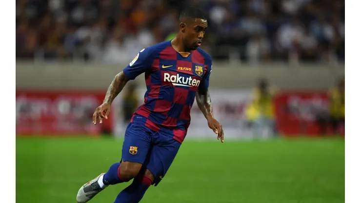 Foto del futbolista con la piel Blaugrana.
