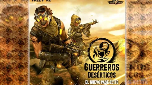 Free Fire lanza su Pase Élite: Guerreros Desérticos