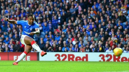 Alfredo Morelos, jugador del Rangers de Escocia.