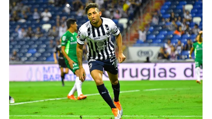 Urretaviscaya festeja su anotación ante Venados por el Apertura MX 2018.
