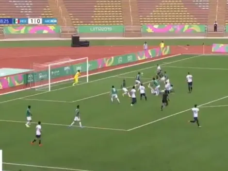 Es una bestia: Gaich le rompió el arco a México y empató para Argentina