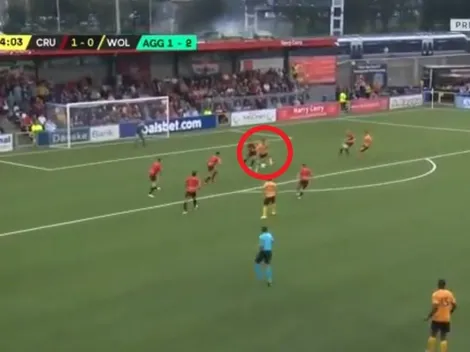 Empezó con todo: Raúl Jiménez le dio el empate a los Wolves con un golazo de media vuelta