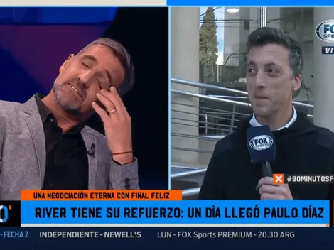 Como le gusta: Mauro Palacios volvió a descansar a Cascini en FOX Sports