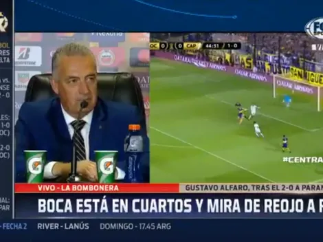 Alfaro contó que Maradona le mandó un mensaje antes del partido y le dedicó el triunfo de Boca