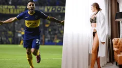 Foto de Eduardo Salvio y su mujer.