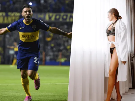 Salvio subió una foto a Instagram por su gol y su mujer le comentó: "Se me sale el corazón"