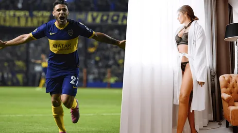 Foto de Eduardo Salvio y su mujer.