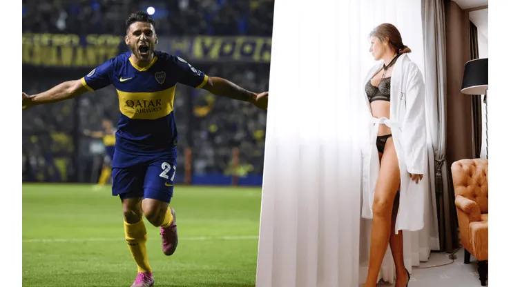 Foto de Eduardo Salvio y su mujer.