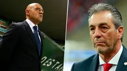 Chelís y Boy, en los partidos de sus respectivos equipos.