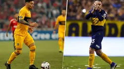 La selfie de Zárate con Nández apenas terminó el partido de Boca: "¡Te vamos a extrañar!"