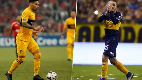 La selfie de Zárate con Nández apenas terminó el partido de Boca: "¡Te vamos a extrañar!"