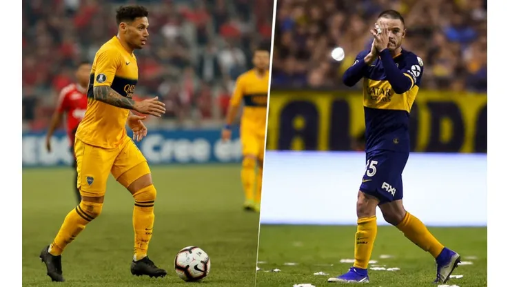 La selfie de Zárate con Nández apenas terminó el partido de Boca: "¡Te vamos a extrañar!"