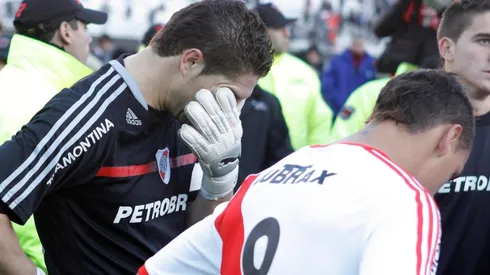 Foto del portero de River.