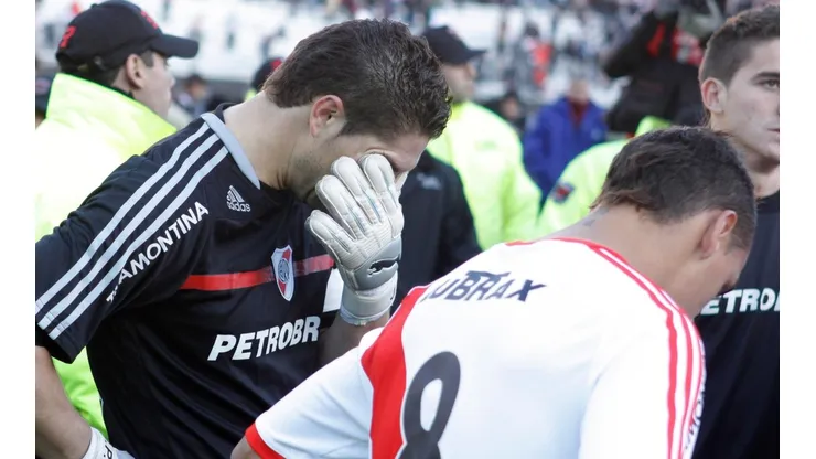 Foto del portero de River.