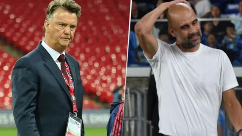 Louis van Gaal disparó contra Pep Guardiola por su estilo de juego