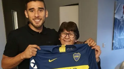 Quiere levantar la Copa con su hijo: el video de la madre de Salvio alentando en La Bombonera