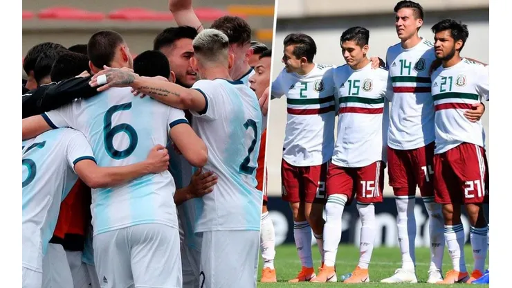 México vs. Argentina por los Juegos Panamericanos .