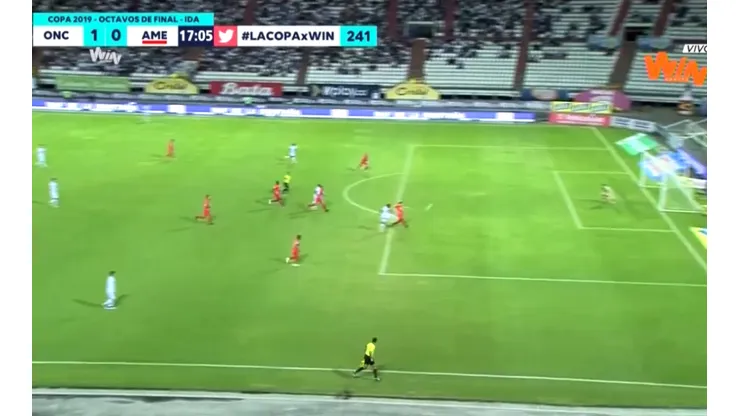 El golazo de Once Caldas para abrir el marcador contra América en el Palogrande