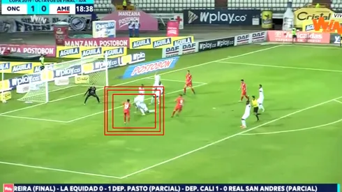 Así fue el primer gol de Duván Vergara con la camiseta de América de Cali