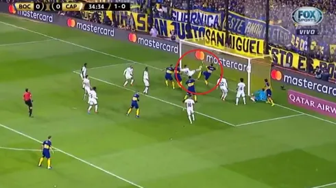 No se puede creer cómo no fue gol de Boca.