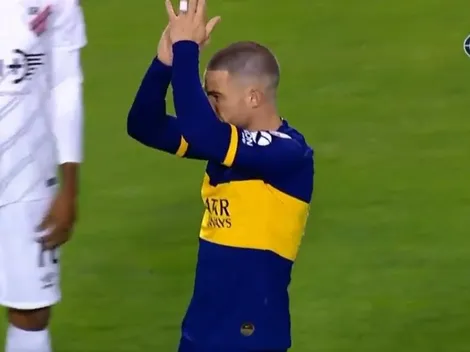 Emocionante ovación a Nández en su último partido con la camiseta de Boca