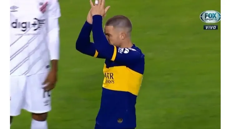 El agradecimiento de Nahitan Nández.
