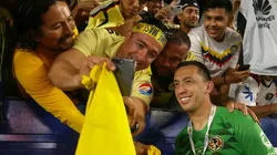 Marchesín, durante los festejos por la obtención del Campeón de Campeones. (Foto: Getty)