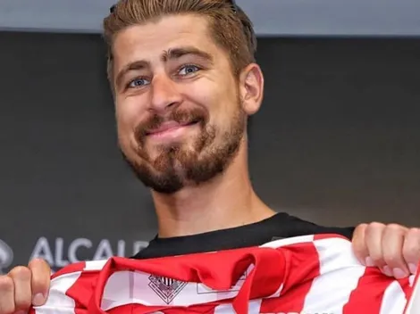 'Peto' Sagan, el mejor embalador del mundo se dejó ver con la camiseta del Junior