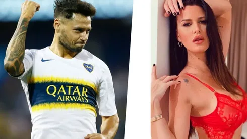 Mauro Zárate subió foto de "¡Hoy juega Boca!" y Natalie Weber le comentó embobada