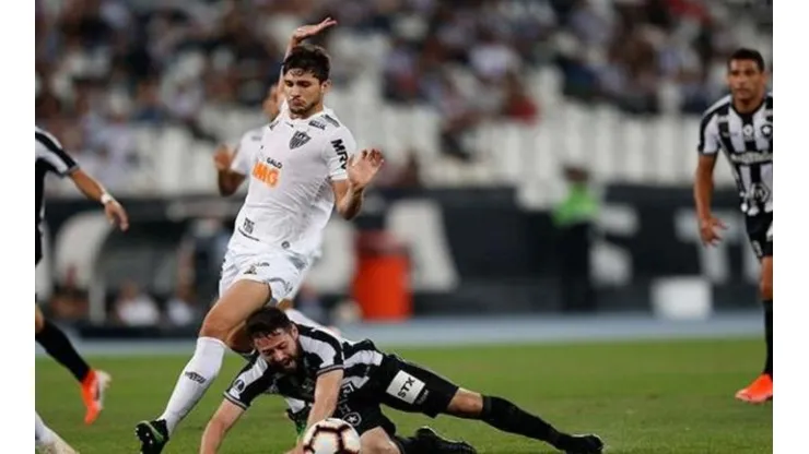 Atlético Mineiro vs. Botafogo por la Copa Sudamericana.